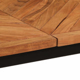 Dining Table 160x80x75 cm Solid Wood Acacia 373618