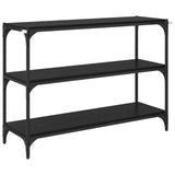Book Cabinet Black oak 100 x 33 x 70.5 cm Engineered wood 881116
