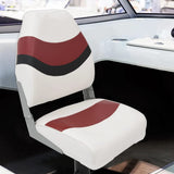 4 Piece Foldable Boat Seat Set High Backrest 3284321