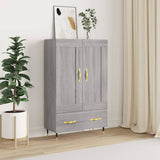 Highboard Grey Sonoma 69.5x31x115 cm Engineered Wood 830306