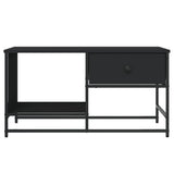 Coffee Table Black 85.5x51x45 cm Engineered Wood 835339