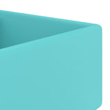 Luxury Basin Overflow Square Matt Light Green 41x41 cm Ceramic 146947