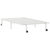 Bed Frame without Mattress Foldable White 100x200 cm Steel 4103969