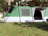 Camping Tent Tunnel 4-Person Green Waterproof 94628