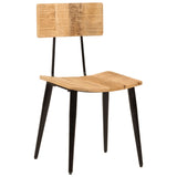 Dining Chairs 2 pcs 44x40x80 cm Solid Wood Mango 348161