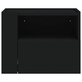 ZNTS Wall-mounted Bedside Cabinets 2 pcs Black 45x30x35 cm 848314