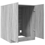 Washing Machine Cabinet Grey sonoma 71x71.5x91.5 cm 813195