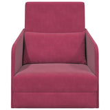 Sofa Bed Wine Red 65 x 80 x 83 cm Velvet 4106651