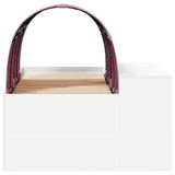 Bed with Tunnel 4 pcs Artisian Oak and Pink Engineered Wood 3423692