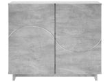 Sideboard Concrete Grey 67 x 34.5 x 75 cm Engineered Wood 8011534