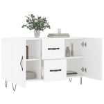 ZNTS Sideboard White 100x36x60 cm Engineered Wood 828164