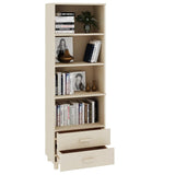 Highboard "HAMAR" Honey Brown 60x35x180 cm Solid Wood Pine 340488
