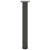 ZNTS Coffee Table Legs 4 pcs Anthracite 72-74 cm Steel 4012470