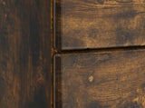 Bedside Cabinet Smoked Oak 43 x 41 x 66.5 cm Engineered Wood 895480