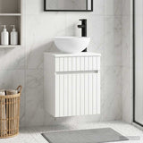 Wall-mounted Sink Vanity White 39 x 41 x 64.5 cm 890552