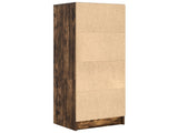 Highboard with Drawer Smoked Oak 45.5 x 34 x 127 cm 869366