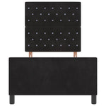 ZNTS Bed Frame Black 90x190 cm Velvet 3344845