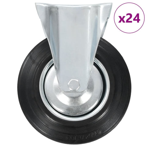 24 pcs Fixed Casters 200 mm 277999