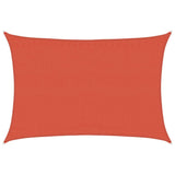 Sunshade Sail 160 g/m Rectangular Terracotta 3.5x4.5 m HDPE 311351