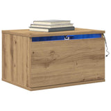 Wall-mounted Bedside Cabinet 2 pcs Artisan Oak 50 x 36 x 30 cm 863081