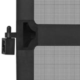 Hinged Insect Screen for Doors Anthracite 100x215 cm 148713