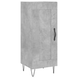 Highboard Concrete Grey 34.5x34x180 cm Engineered Wood 3199141