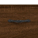 ZNTS Sideboard Brown Oak 34.5x34x90 cm Engineered Wood 828667