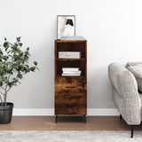 Sideboard Smoked Oak 34.5x34x90 cm Engineered Wood 828689