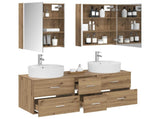 Bathroom Furniture Set 5 pcs Artisan Oak 3406934