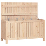 ZNTS Garden Storage Box 115x49x60 cm Solid Wood Pine 823836