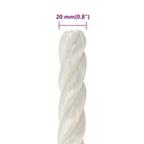 Work Rope White 20 mm 100 m Polypropylene 153070