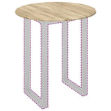 Table Top Sonoma oak 80 x 1.5 cm Engineered Wood 880423