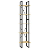5-Tier Book Cabinet 40x30x175 cm Pinewood 3081973