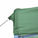 ZNTS Foldable Party Tent Pop-Up with 3 Sidewalls Green 4005016