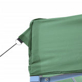 Foldable Party Tent Pop-Up with 3 Sidewalls Green 4005016