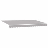 Retractable Awning Light Grey 400 x 200 cm Fabric 3329873