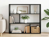 Book Cabinet 102 x 29 x 103.5 cm Engineered Wood Black Oak 8015689