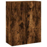 Highboard Smoked Oak 69.5x34x180 cm Engineered Wood 3195752