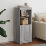 Sideboard with LED Lights Grey Sonoma 41x37x100 cm 836691