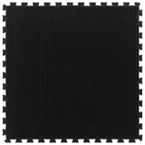 Rubber Floor Tile Black 12 mm 100x100 cm 155673