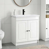 Bathroom Furniture Set High Gloss White 56 x 37.5 x 81 cm 3404128