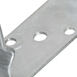 Fence Anchors 12 pcs Silver 7x6x15 cm Galvanised Steel 145328