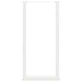 Bar Table Legs U-Shaped 2 pcs White 40x cm Steel 4013229