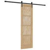 Sliding Door ORKDAL Natural 61 x 198.5 cm Solid Pine Wood 3445602
