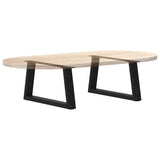Coffee Table Legs V-Shape 2 pcs Black 50x cm Steel 4012528