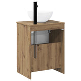 Bathroom Furniture Set Artisan Oak Engineered Wood 3404213