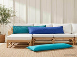Cushion with Pillow HOUTEN 2 pcs Light Blue Polyester 934442