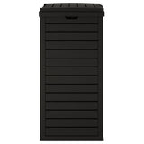 Outdoor Garbage Bin Black 41x41x86 cm Polypropylene 364171