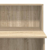Reception Desk Sonoma Oak 100x50x103.5 cm Engineered Wood 859026