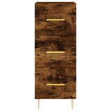 Sideboard Smoked Oak 34.5x34x90 cm Engineered Wood 828593